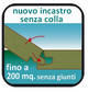 fino a 200 mq. senza giunti di dilatazione